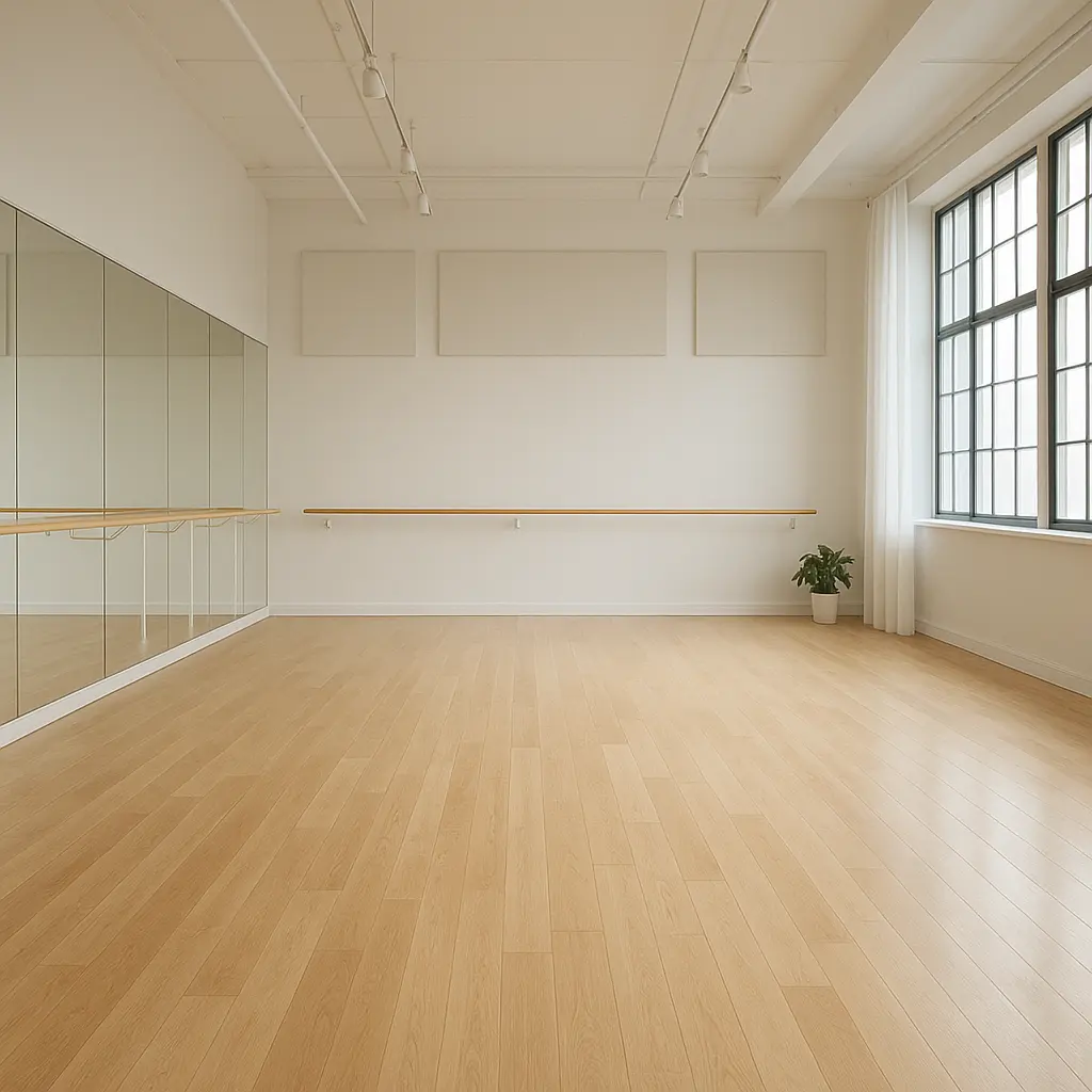 Dance studio interior